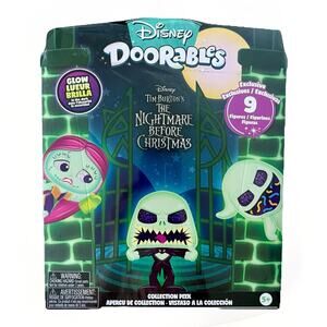 DISNEY Doorables THE NIGHTMARE BEFORE XMAS Glow-in-the-Dark 9 Figures Collection